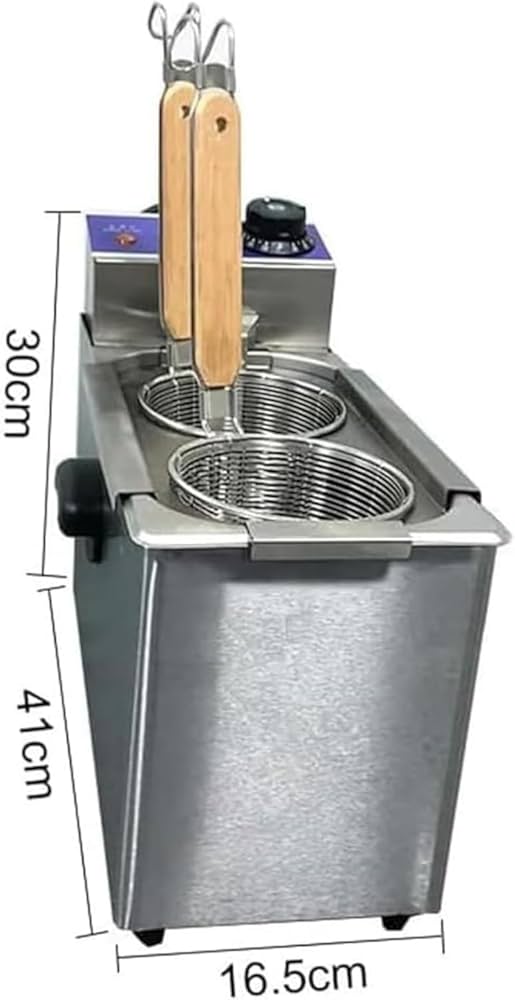 Amazon | 茹で麺機 ゆで麺器 電気ゆで麺機 卓上型ステンレス両頭